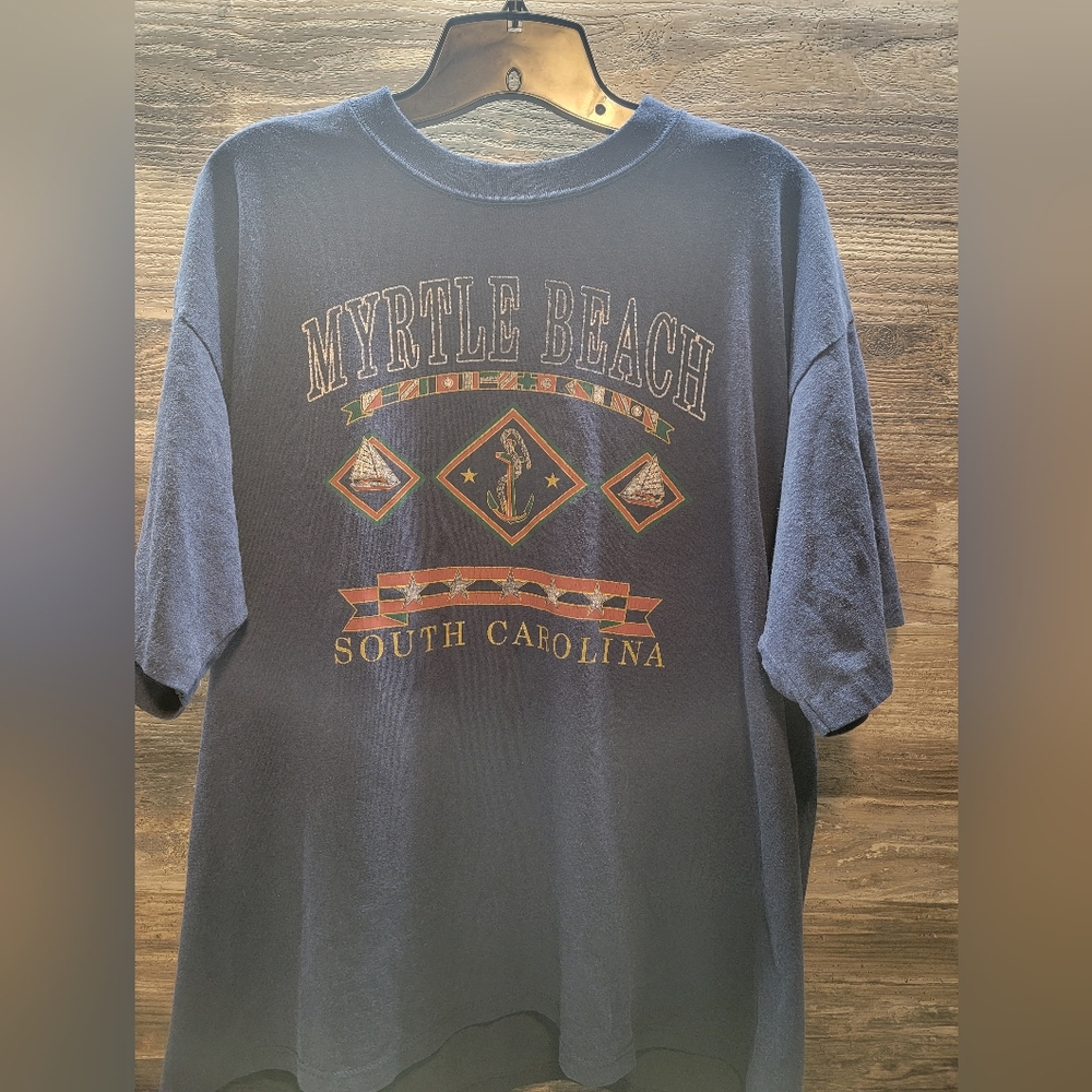 Vintage Myrtle Beach Single Stitch Graphic Tshirt  Soffe Sz XL